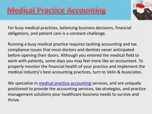 Friendly CPA for Physician