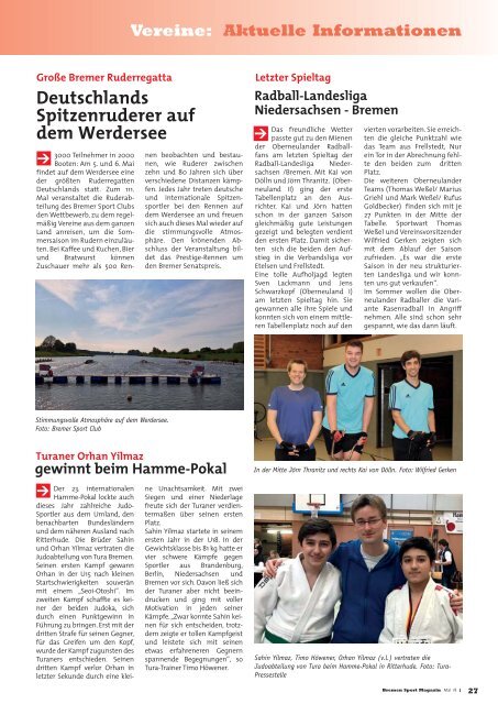 BREMER SPORT Magazin | Mai 2018