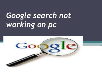 Google search not working on pc (1)