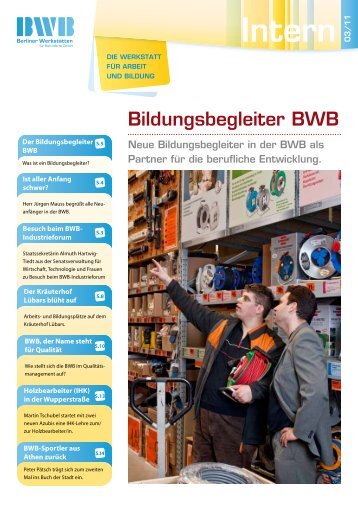 Intern - Berliner Werkstätten für Behinderte GmbH