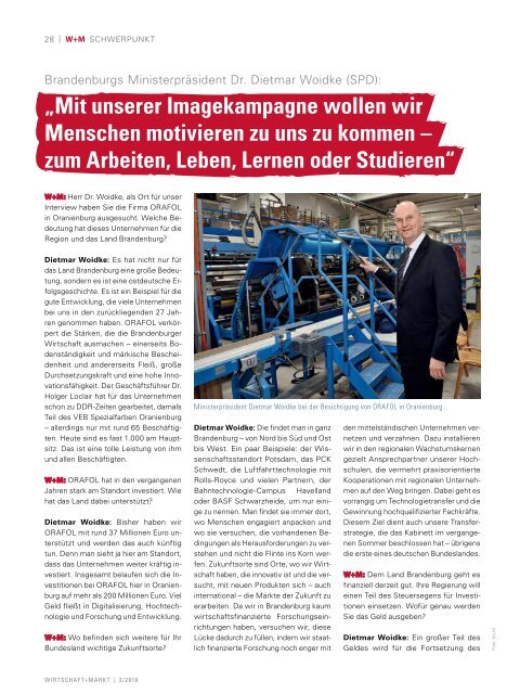 WIRTSCHAFT+MARKT 3/2018