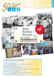 Intern - Berliner Werkstätten für Behinderte GmbH