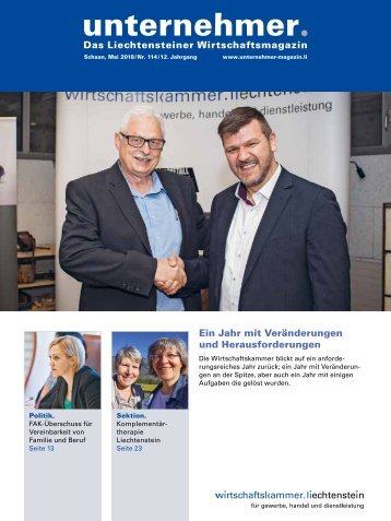 unternehmer. Mai 2018