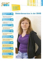 Intern - Berliner Werkstätten für Behinderte GmbH