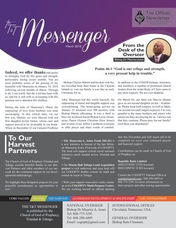 COGOP TTMessenger (March 2018)