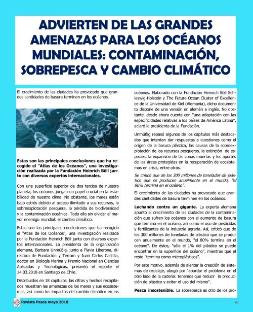 REVISTA PESCA MAYO 2018