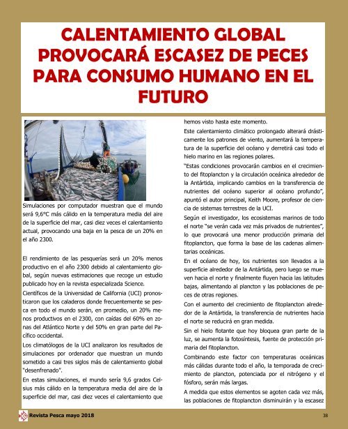 REVISTA PESCA MAYO 2018