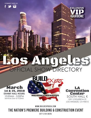 Los Angeles 2018 Build Expo Show Directory