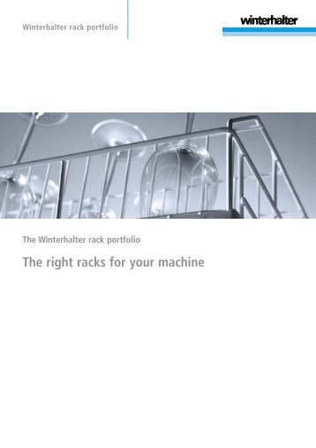 The rack portfolio - Winterhalter