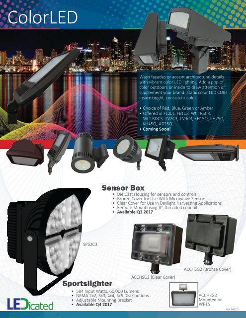 New LED Lighting Products 042117