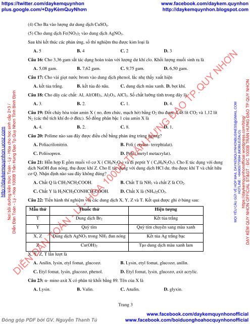 Bộ đề thi thử THPT QG 2018 Các môn TOÁN - LÍ - HÓA Các trường THPT Cả nước CÓ HƯỚNG DẪN GIẢI (Lần 17) [DC28042018]