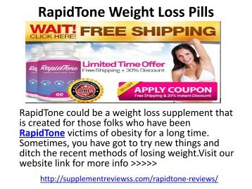 RapidTone Weight Loss Pills