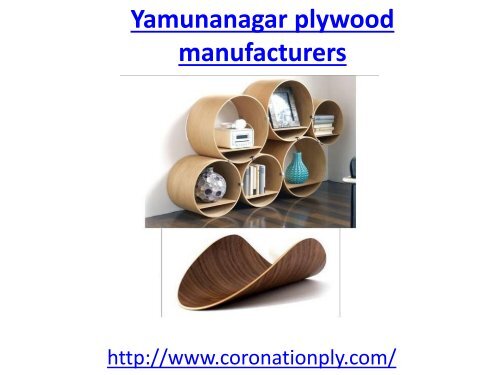 Yamunanagar plywood manufacturers