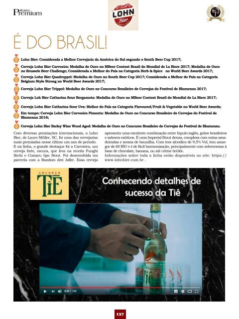 Revista Carta Premium - Especial Premiata 2018