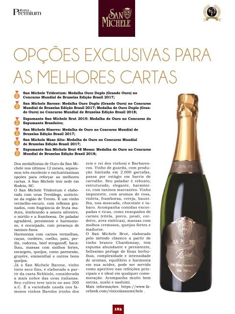 Revista Carta Premium - Especial Premiata 2018