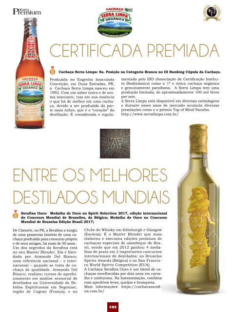 Revista Carta Premium - Especial Premiata 2018