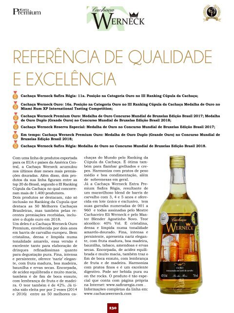 Revista Carta Premium - Especial Premiata 2018