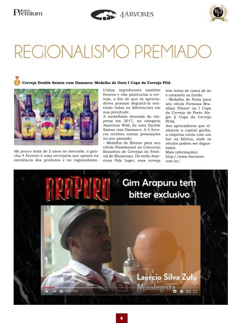 Revista Carta Premium - Especial Premiata 2018