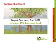 Duurzaam Boek - Kenniscentrum Papier & Karton
