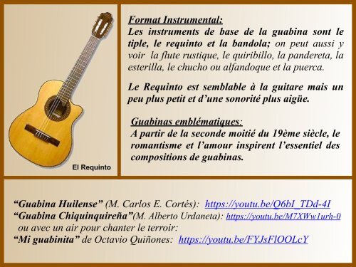 PAYSAGES MUSICAUX DE COLOMBIE  FR