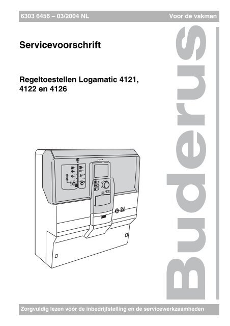 Verwarmingskringgegevens 12 - Buderus