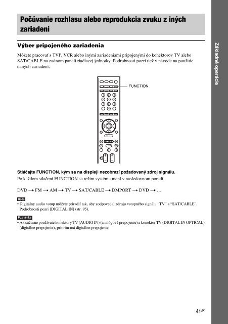 Sony DAV-IS50 - DAV-IS50 Consignes d&rsquo;utilisation Slovaque