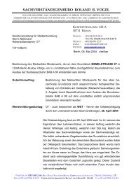 sachverständigenbüro roland r. vogel - Bundesverband öffentlich ...