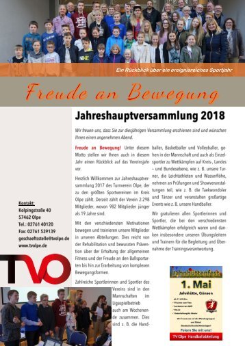 JHV 2018