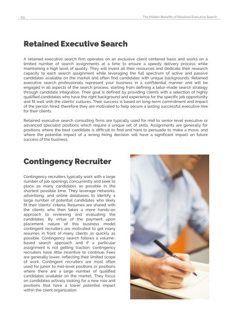 The Hidden Benefits of Retained Executive Search