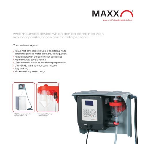 MAXX Portable & Fixed Site Water Samplers brochure