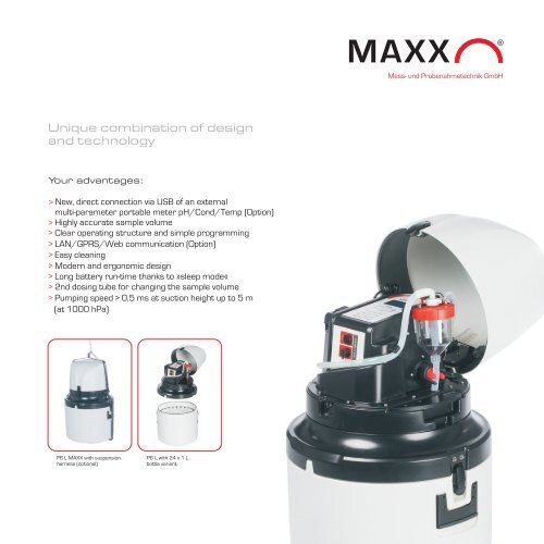 MAXX Portable & Fixed Site Water Samplers brochure