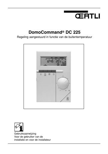 DomoCommand® DC 225 - Rsv Centrale