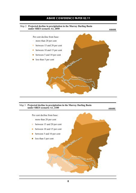 Climate change and water resources in the Murray Darling Basin ...