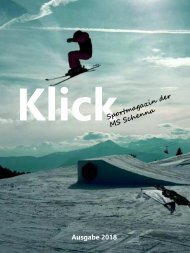 Klick - Das Sportmagazin der MS Schenna