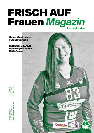 Ausgabe 12 - Saison 2017/2018 - FRISCH AUF Frauen Magazin "LATTENKNALLER"