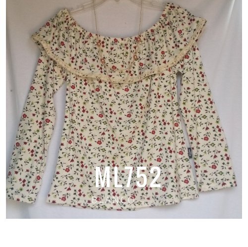 Blusas floreadas