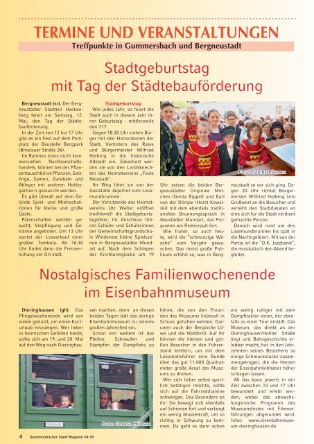 Gummersbacher Stadtmagazin April 2018