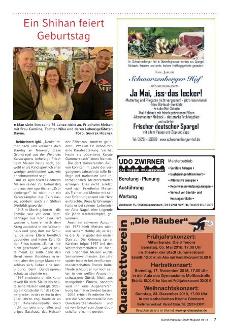 Gummersbacher Stadtmagazin April 2018