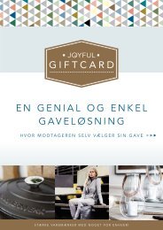 Joyful Giftcard - gavekort løsninger 2018