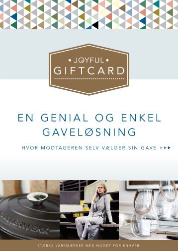 Joyful Giftcard - gavekort løsninger 2018
