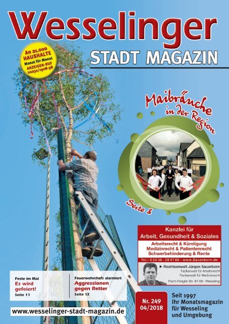 Wesselinger Stadt Magazin April 2018