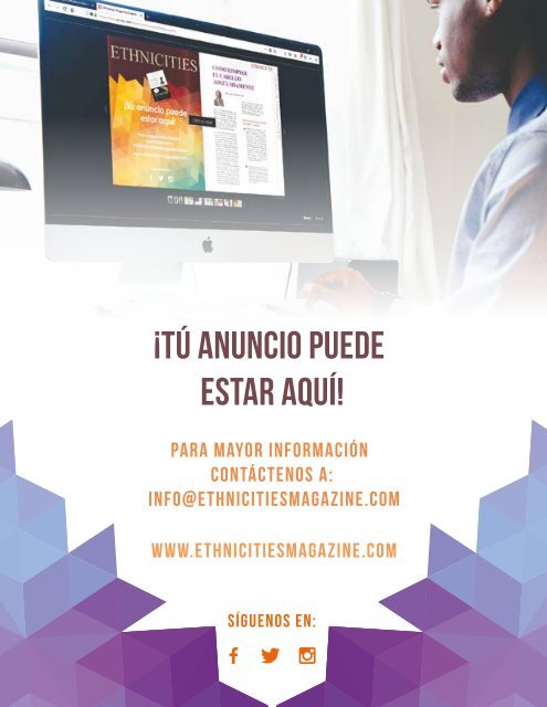 Ethnicities Magazine_Abril-Mayo 2018_Volumen_22_Español