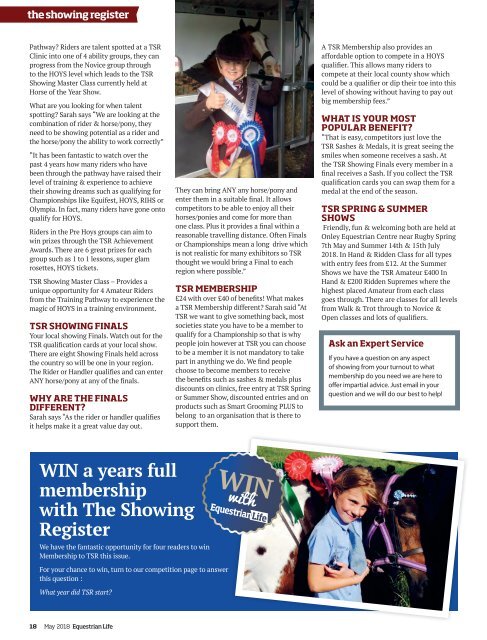 Equestrian Life May 2018 Issue