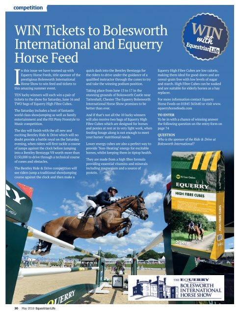 Equestrian Life May 2018 Issue