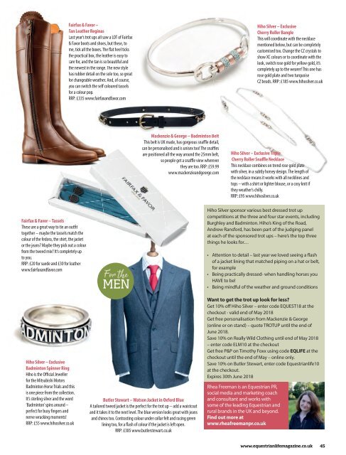 Equestrian Life May 2018 Issue