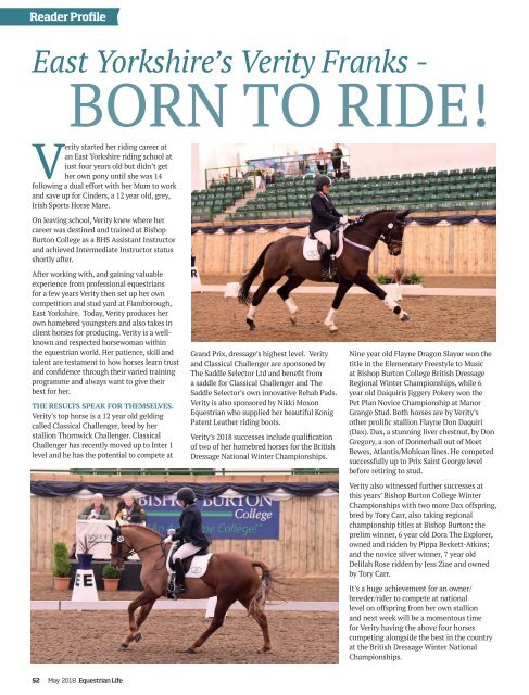 Equestrian Life May 2018 Issue