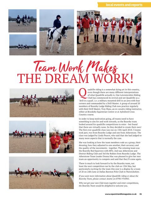 Equestrian Life May 2018 Issue