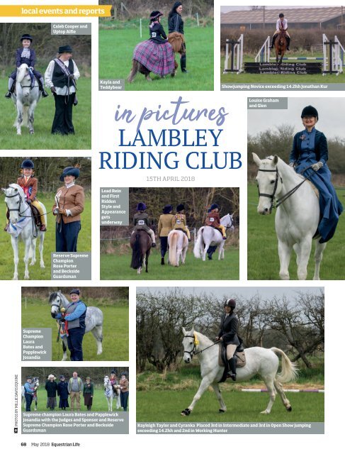 Equestrian Life May 2018 Issue