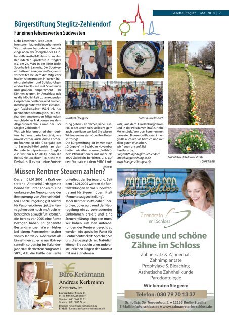 Gazette Steglitz Mai 2018