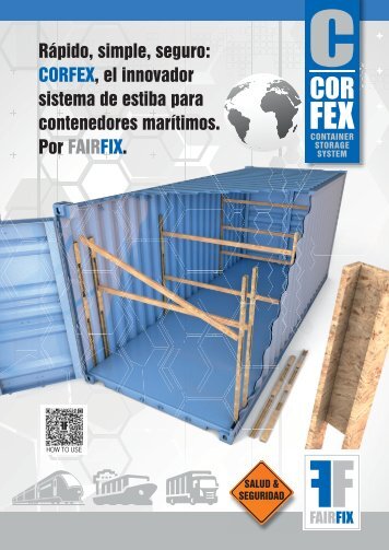 CORFEX® - Sistema de estiba para contenedores, folleto de producto español